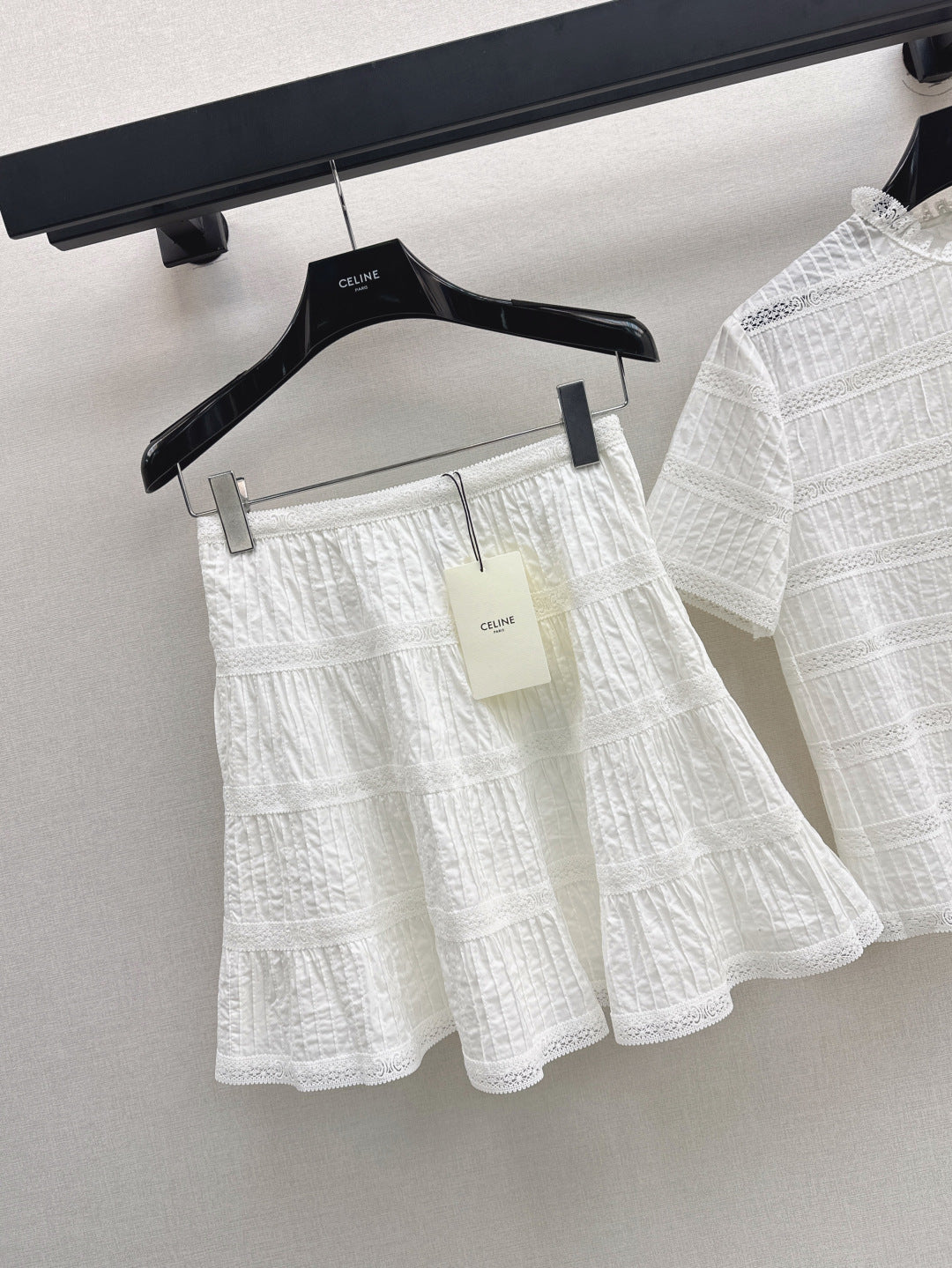 Celi 25ss embroidered skirt