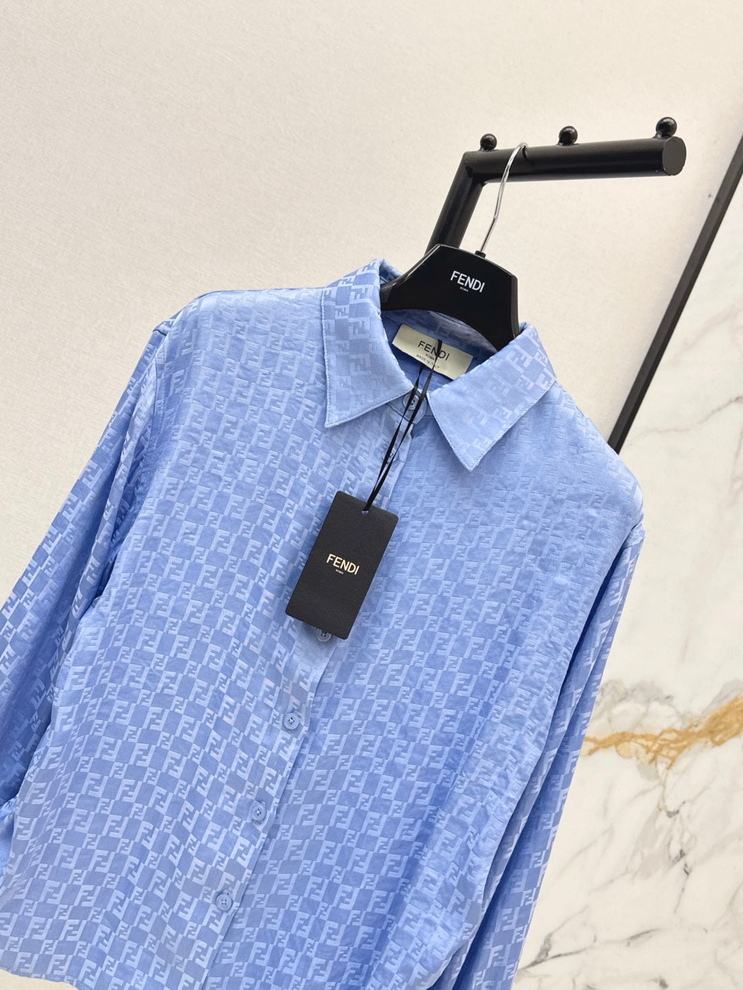 Fend 25ss jacquard shirt