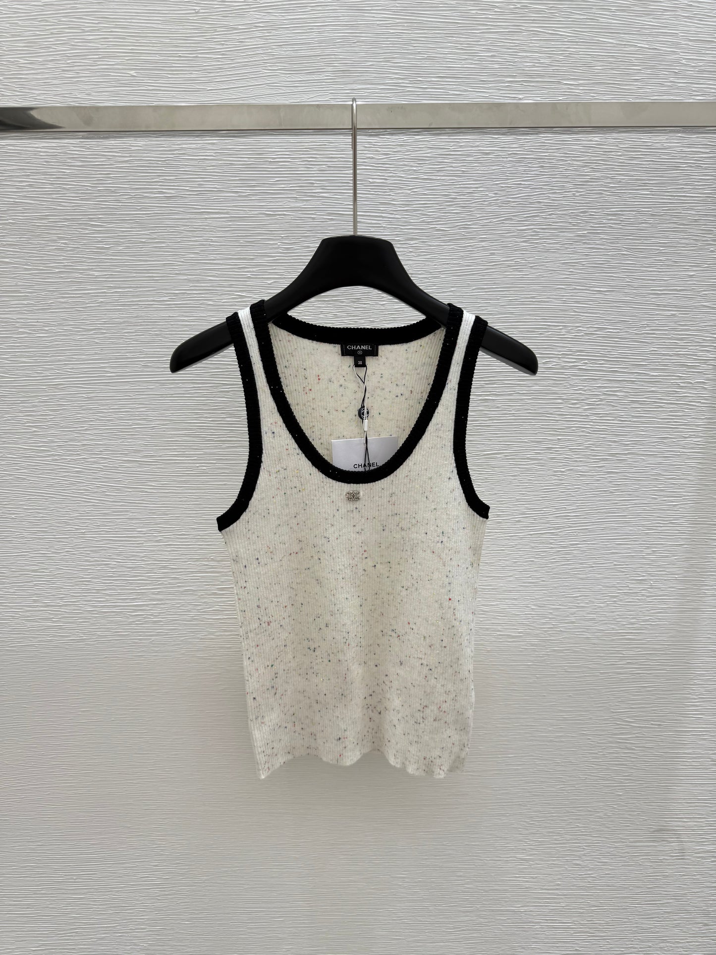 Chan 25ss knit vest