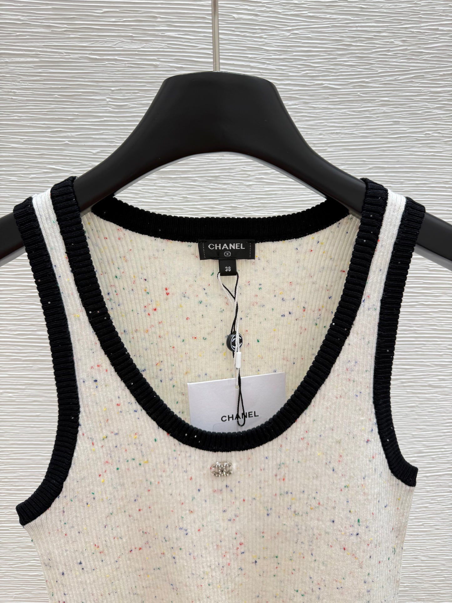 Chan 25ss knit vest