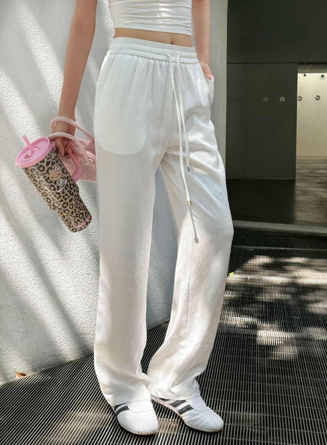 Louis 25ss jacquard pants