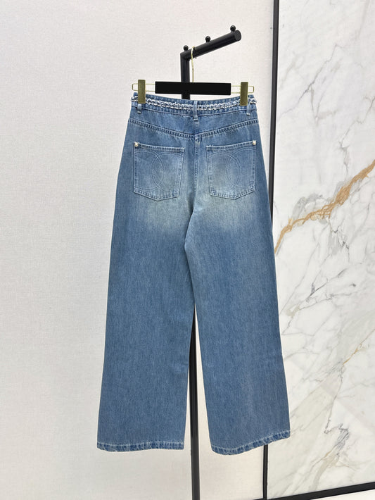 Chan 25ss belt jeans