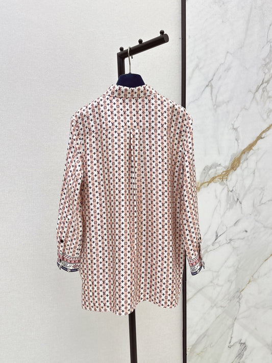 Louis 25ss silk shirt