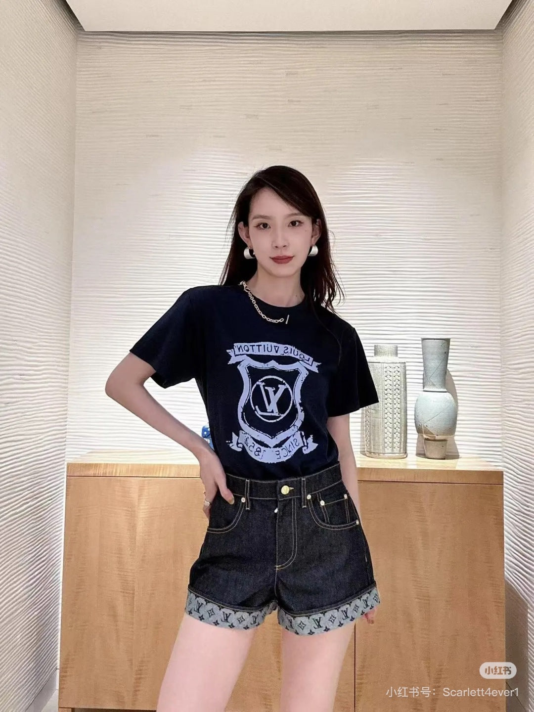 Louis 25ss print t-shirt