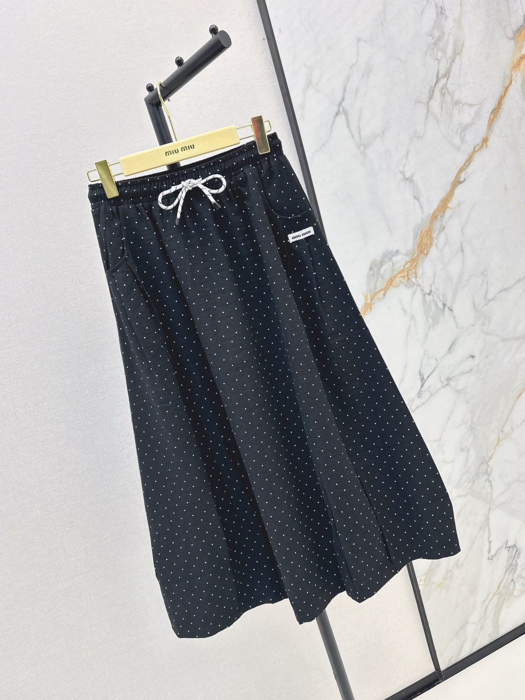 Miu 25ss drawstring skirt