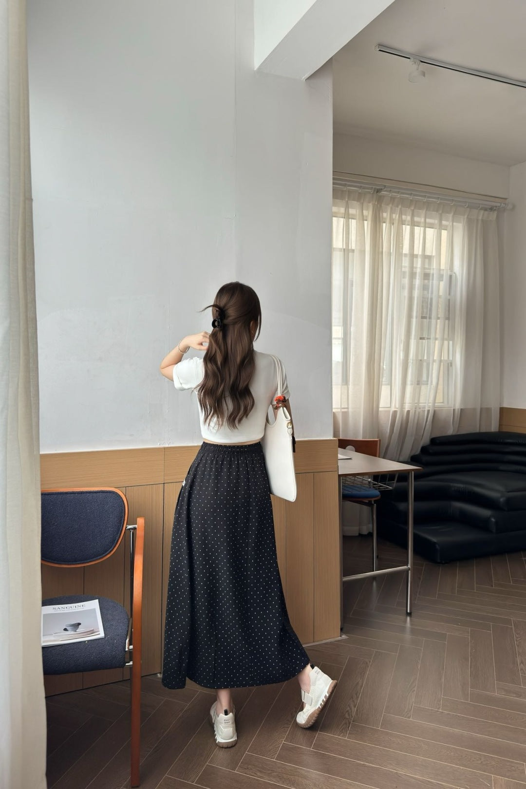Miu 25ss drawstring skirt