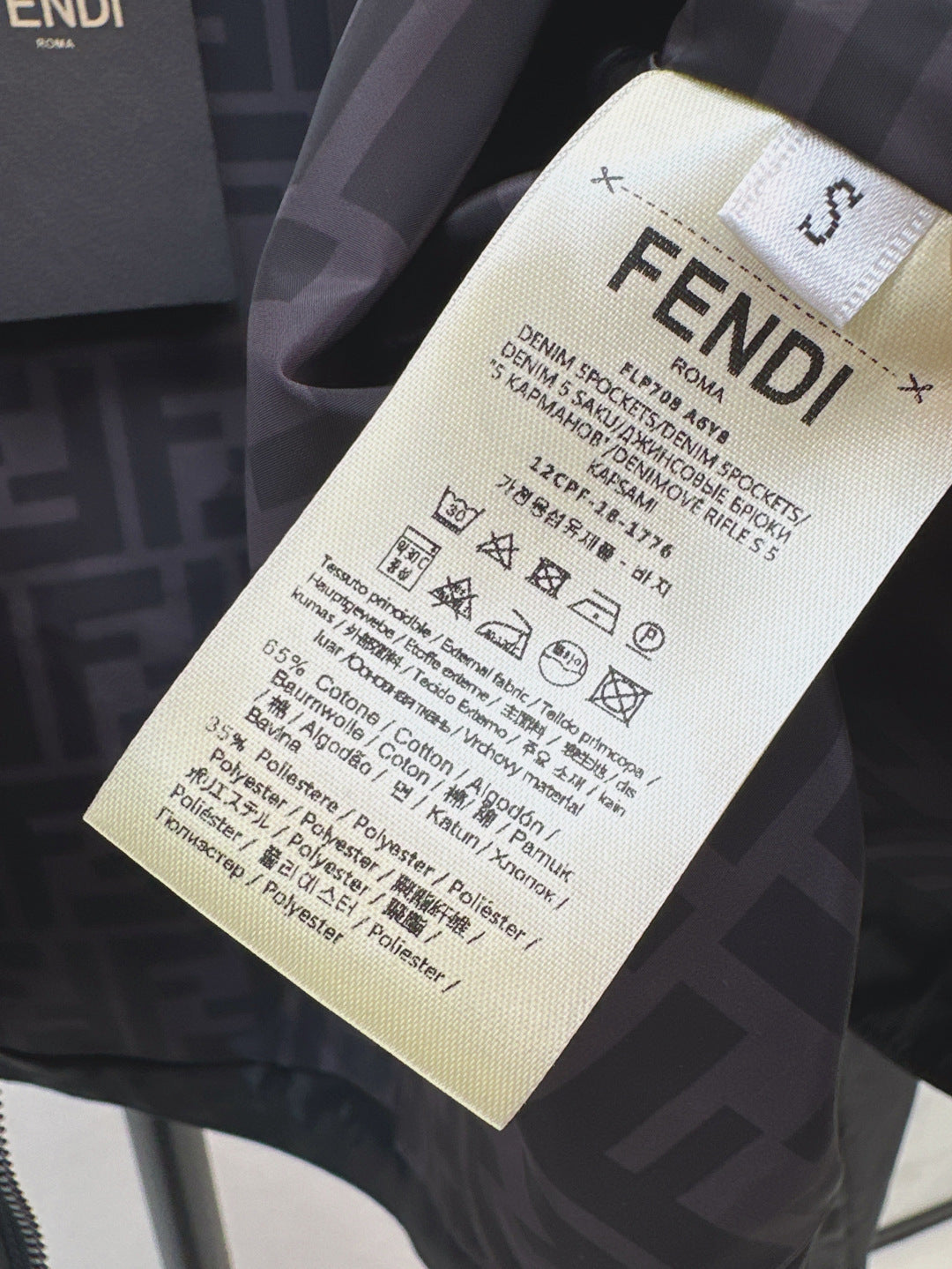 Fend 25ss hooded jacket