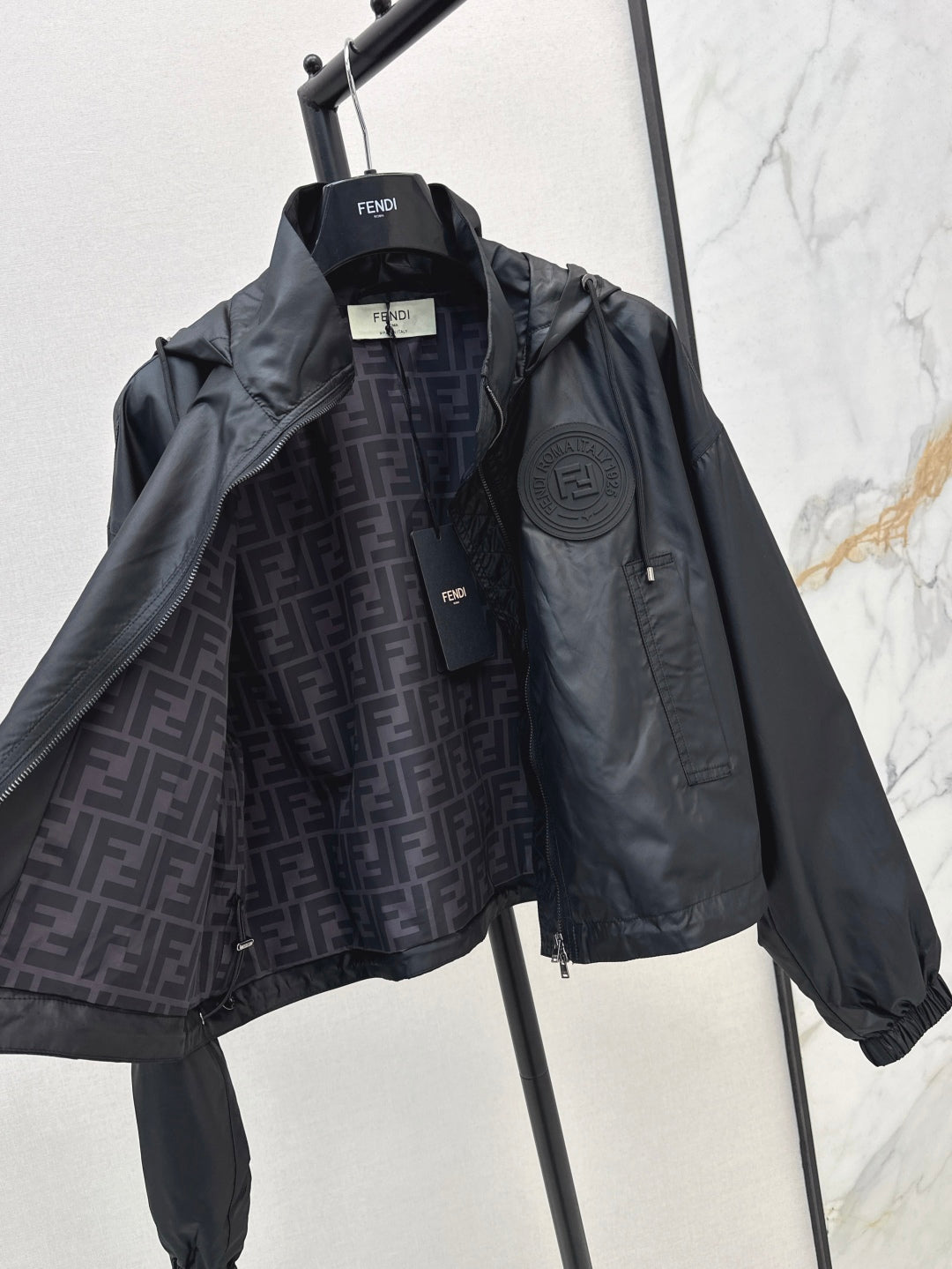 Fend 25ss hooded jacket