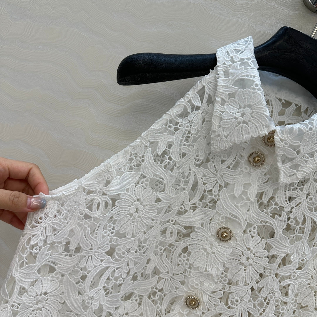 Chan 25ss embroidered vest