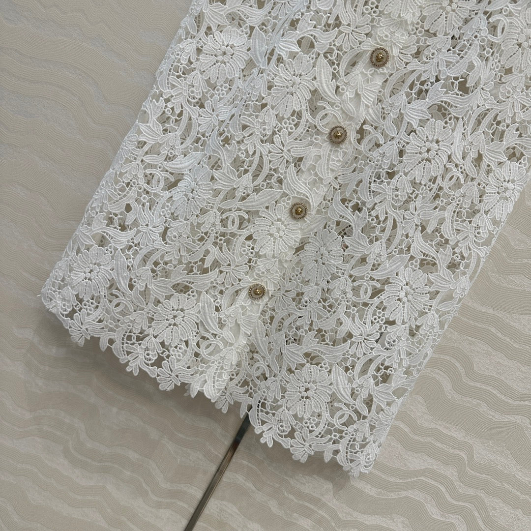 Chan 25ss embroidered vest