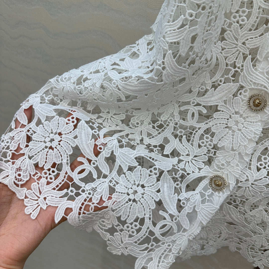 Chan 25ss embroidered vest