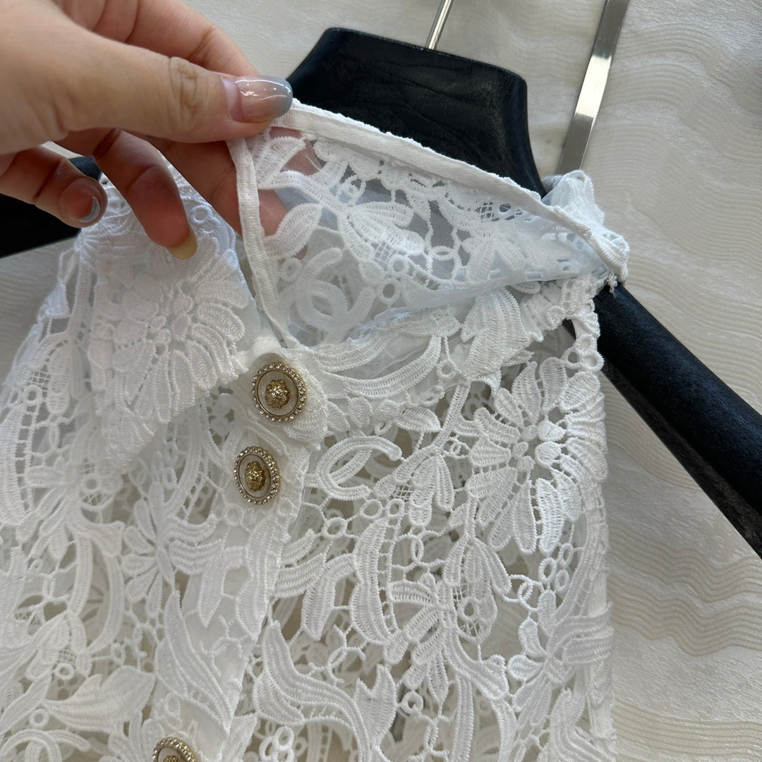 Chan 25ss embroidered vest