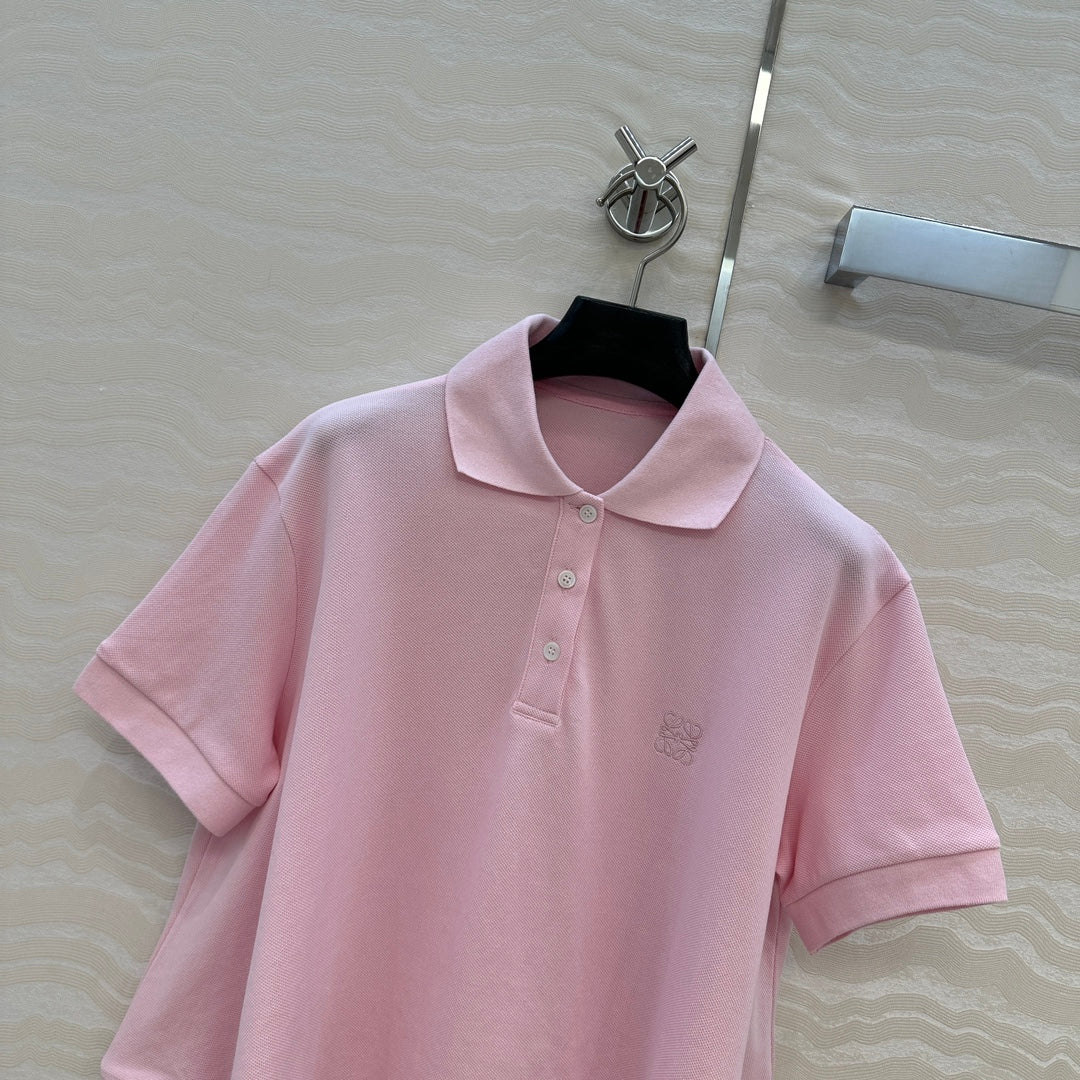Loe 25ss embroidered polo