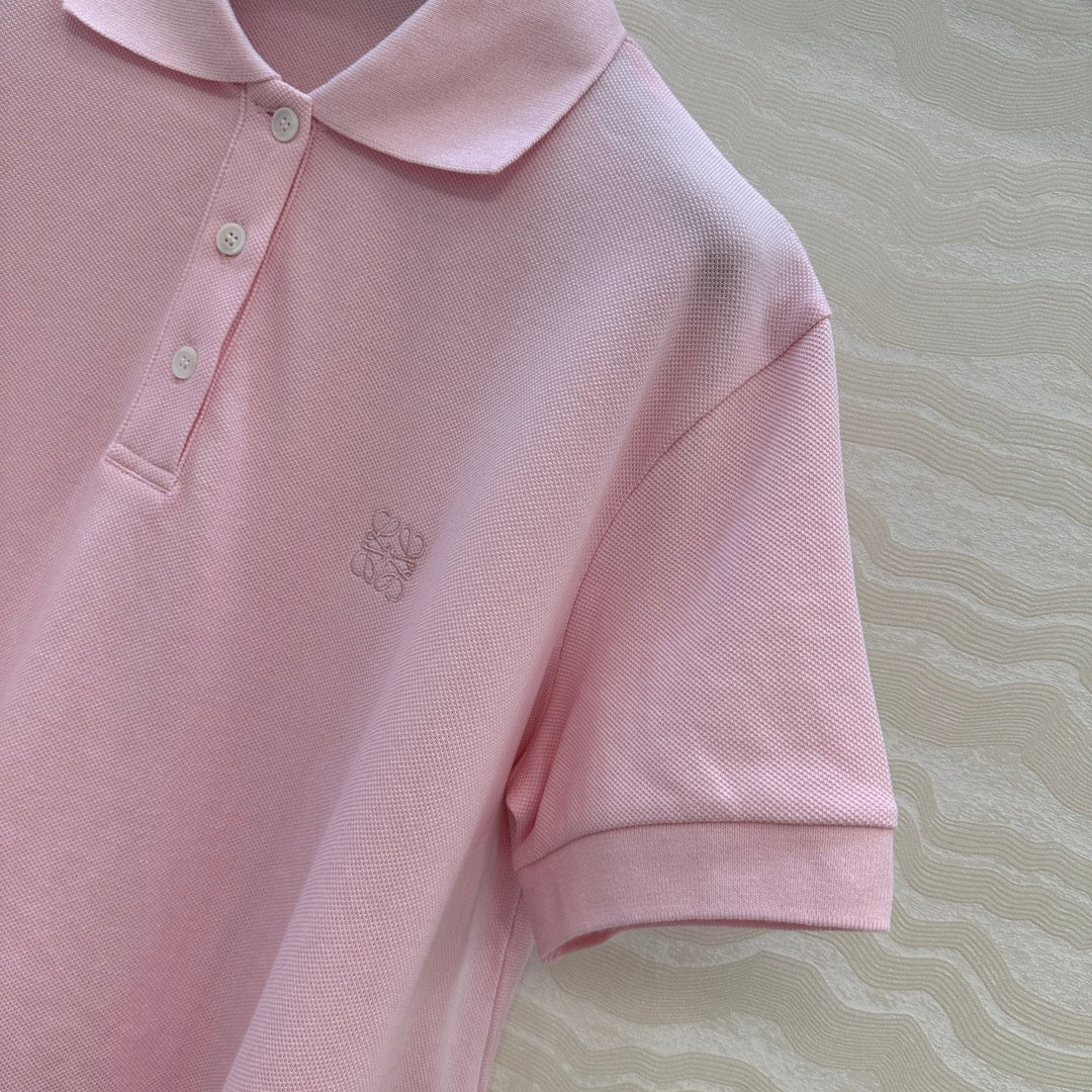 Loe 25ss embroidered polo