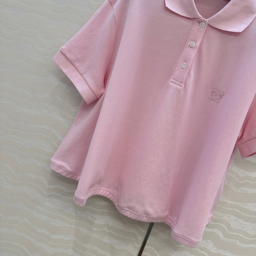 Loe 25ss embroidered polo