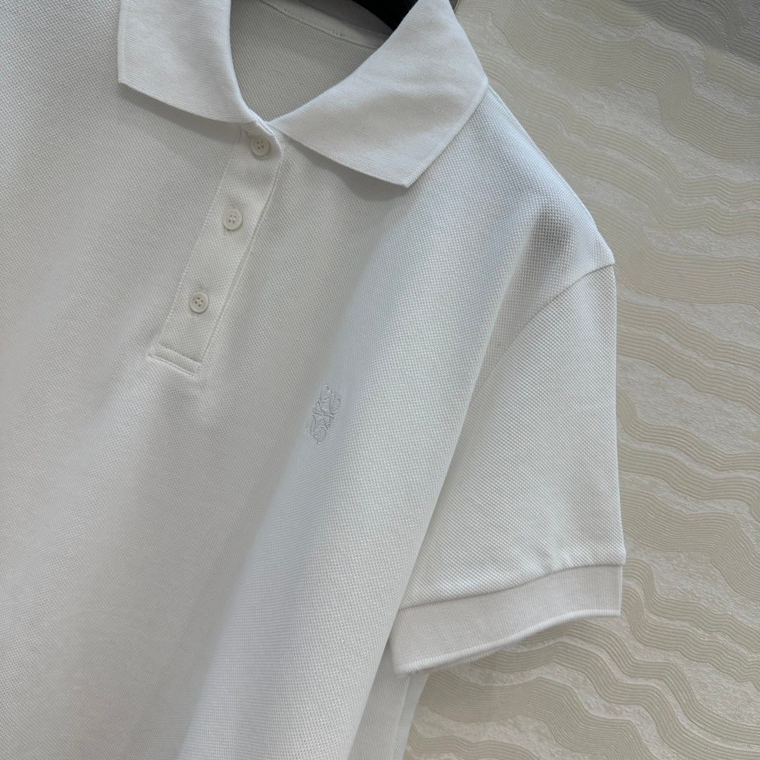 Loe 25ss embroidered polo