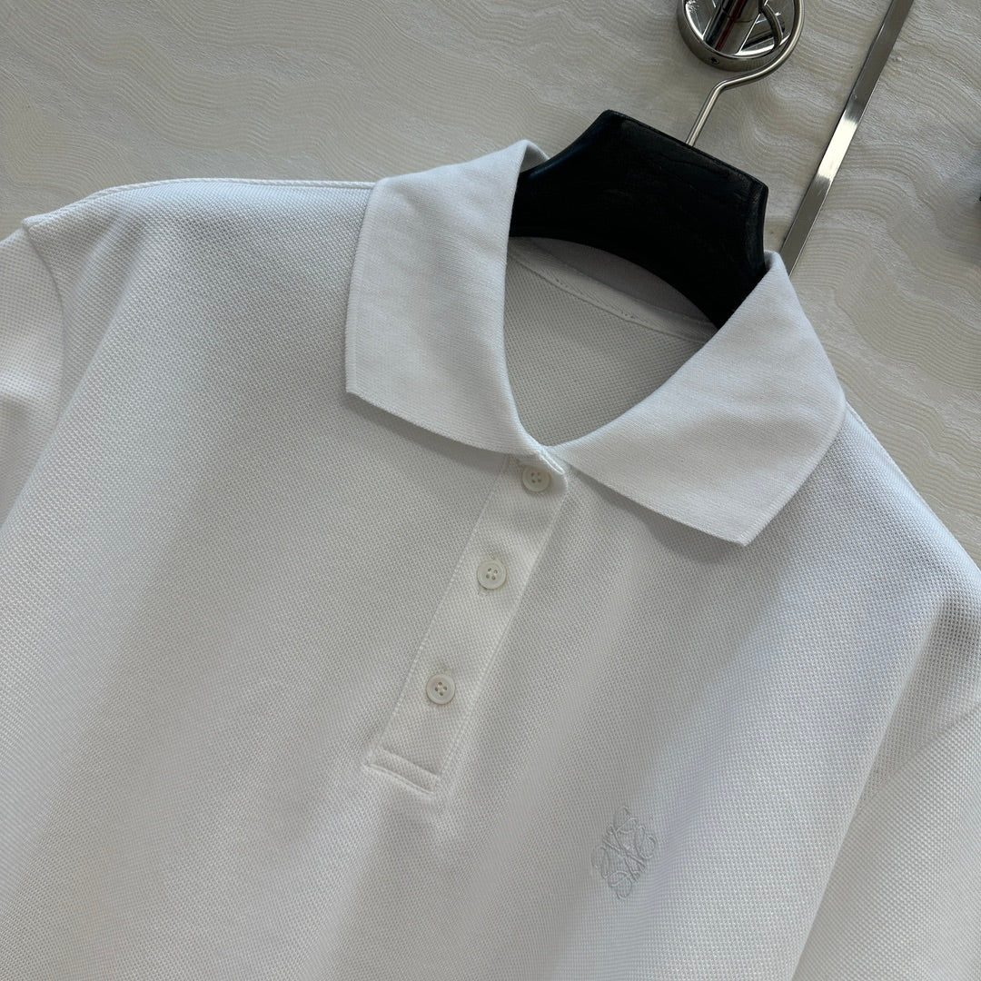 Loe 25ss embroidered polo