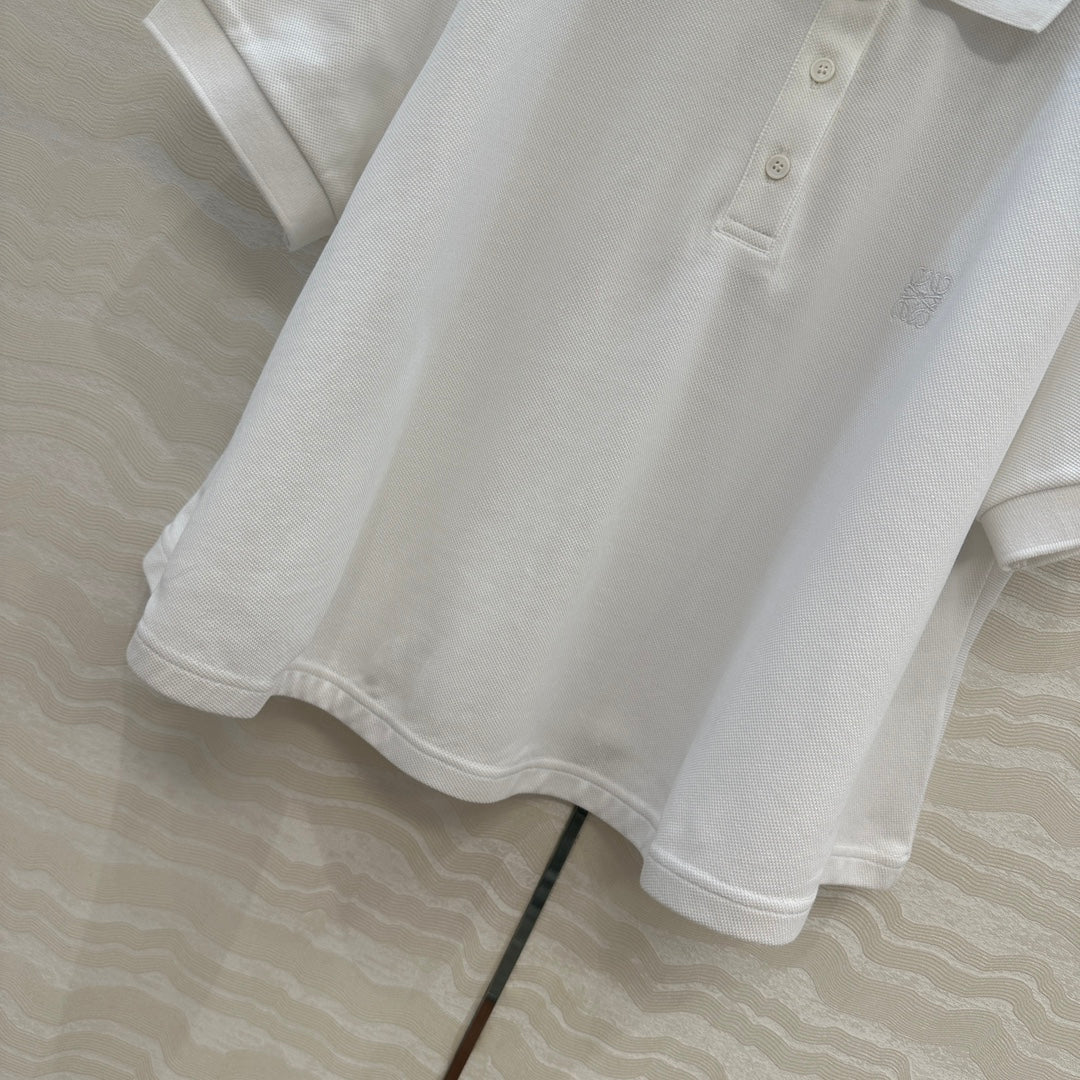 Loe 25ss embroidered polo
