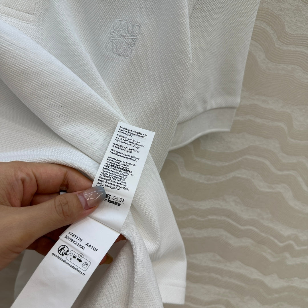 Loe 25ss embroidered polo