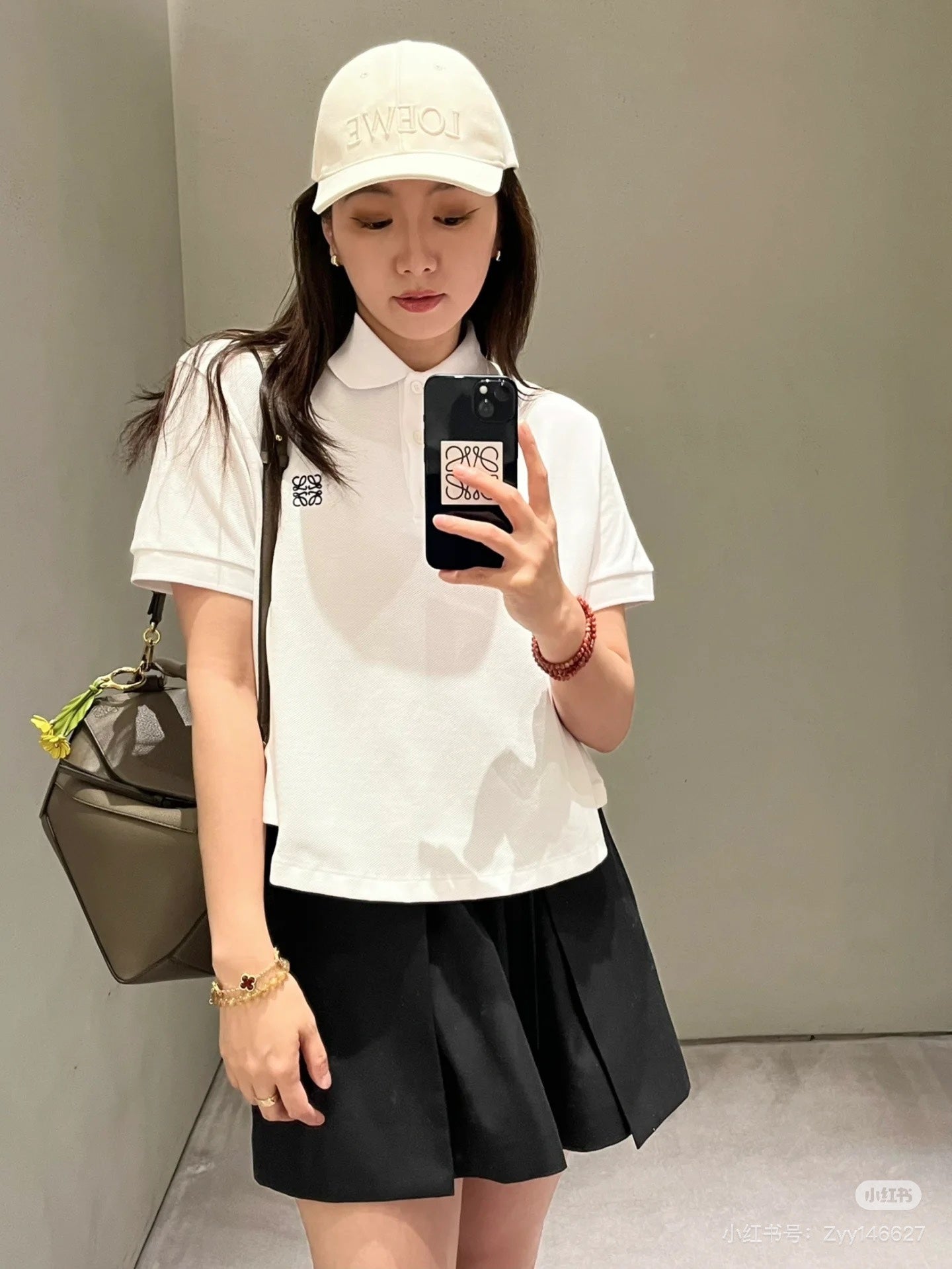 Loe 25ss embroidered polo