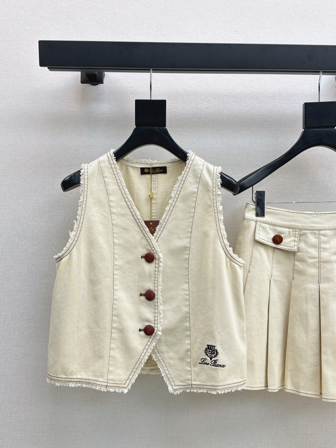 Loro 25ss denim suit