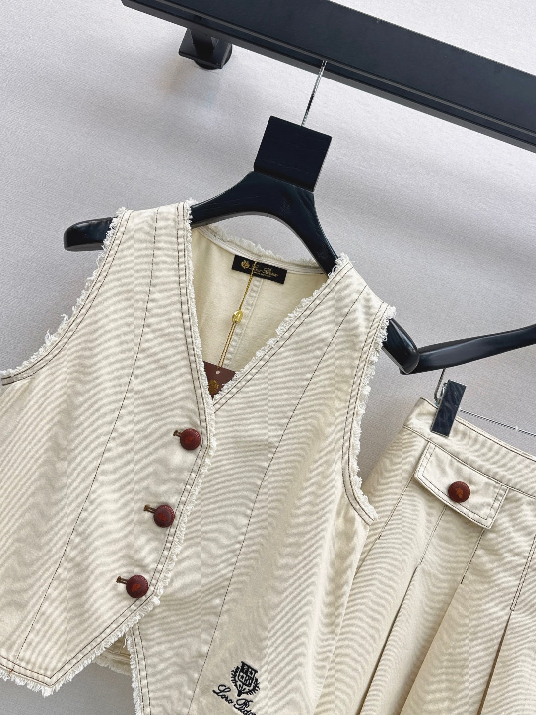 Loro 25ss denim suit