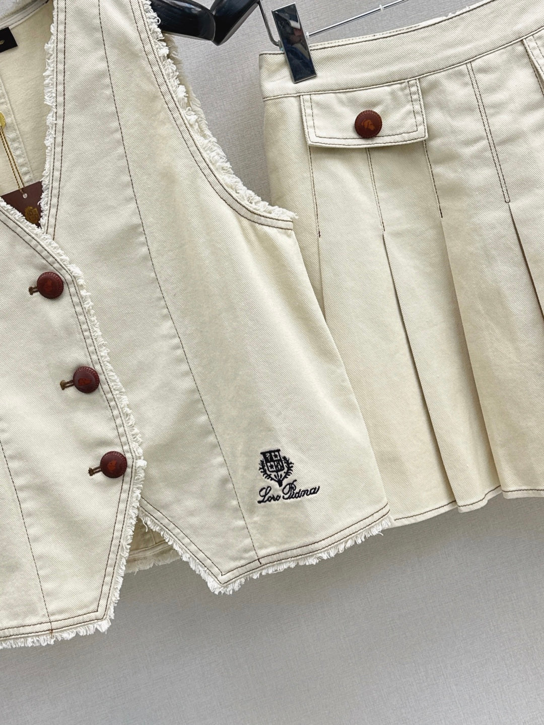 Loro 25ss denim suit