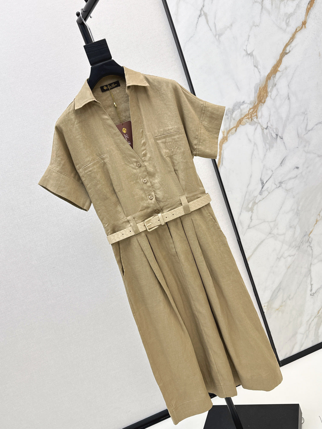 Loro 25ss linen dress