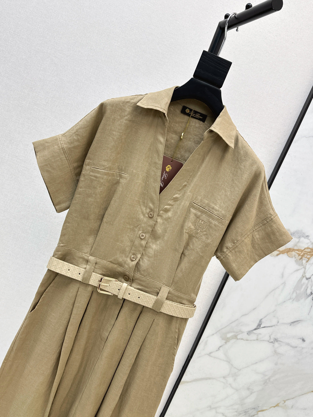 Loro 25ss linen dress