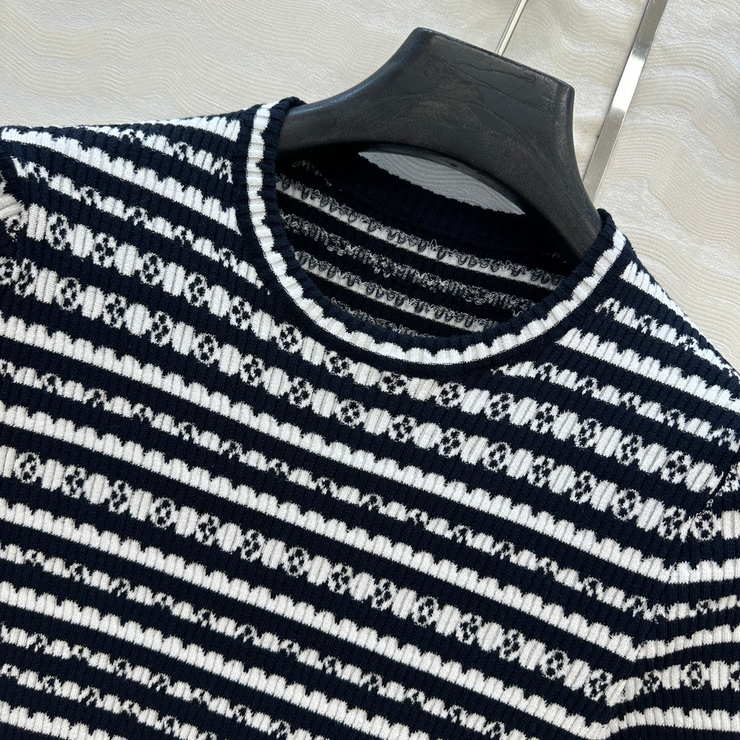 Louis 25ss jacquard knit shirt