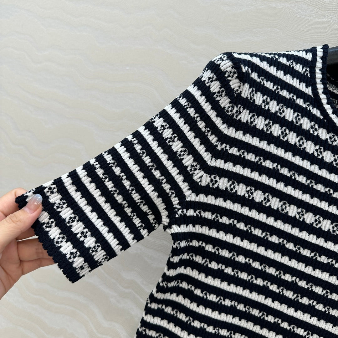 Louis 25ss jacquard knit shirt