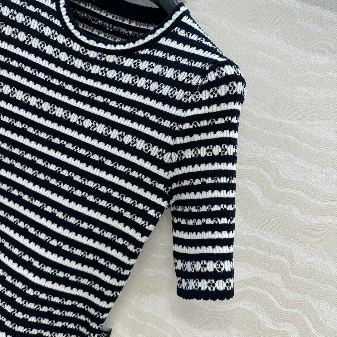 Louis 25ss jacquard knit shirt