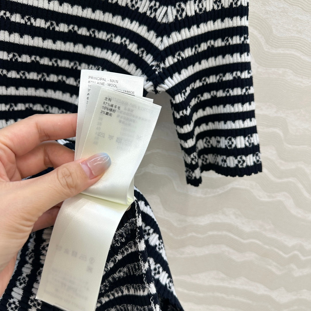 Louis 25ss jacquard knit shirt