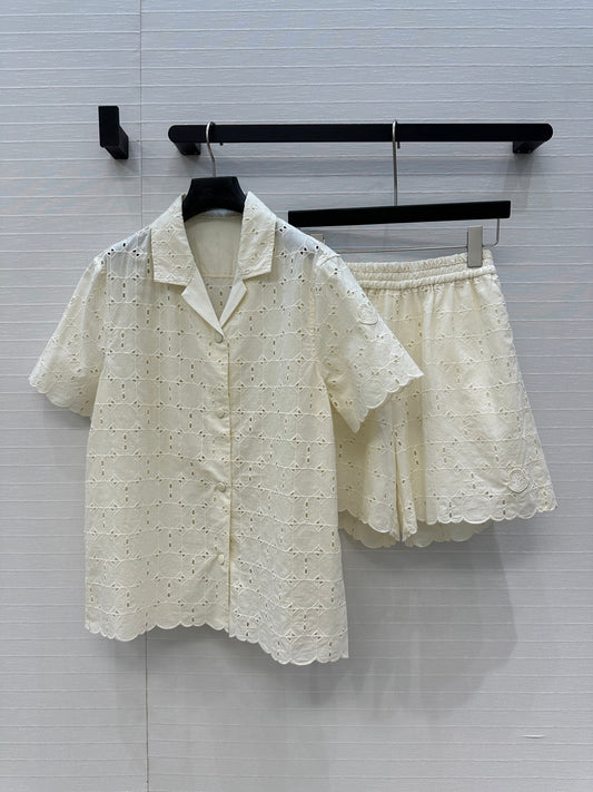 Monc 25ss embroidered suit