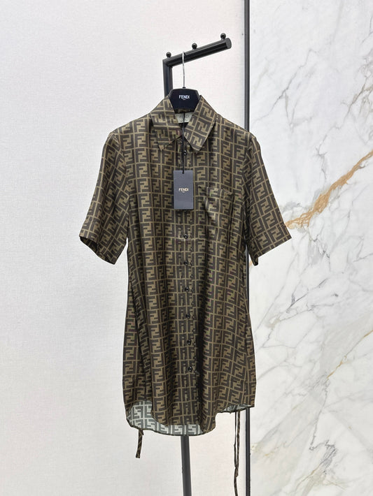 Fend 25ss silk dress