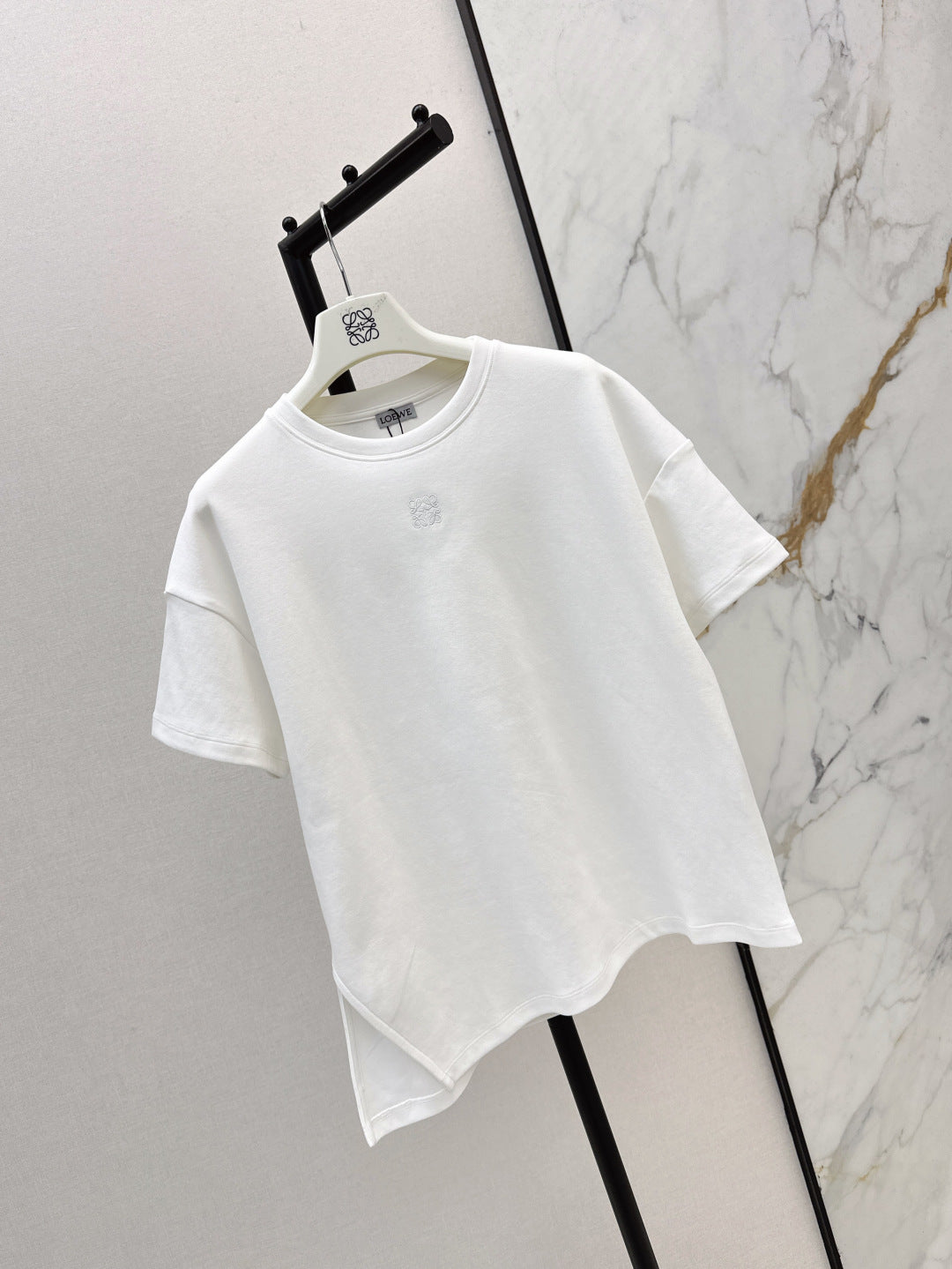 Loe 25ss embroidered t-shirt