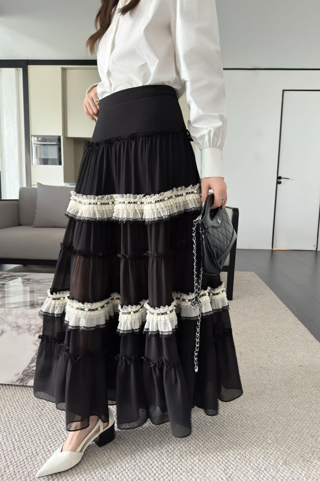 CD 25ss tiered skirt