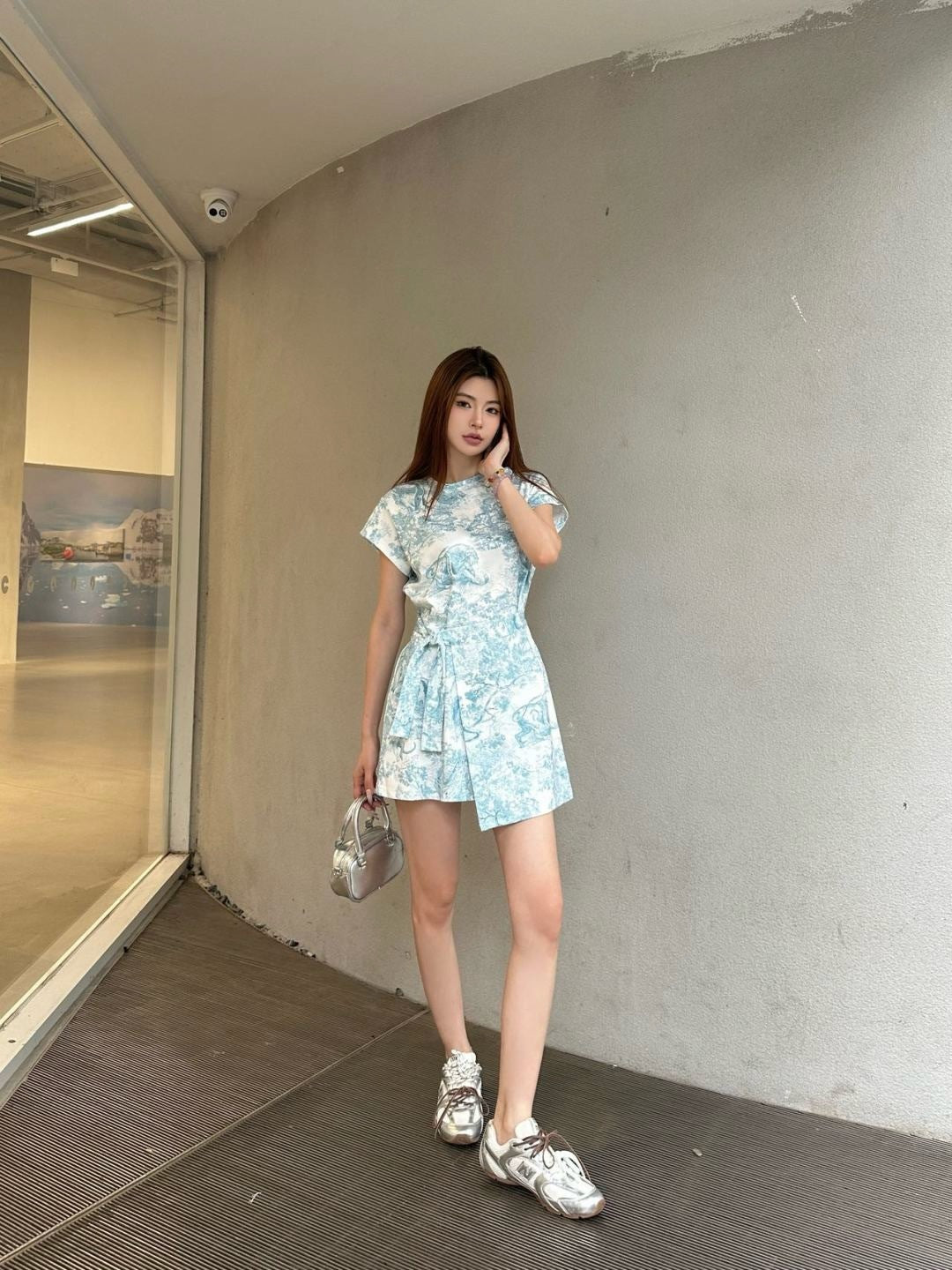 CD 25ss print dress