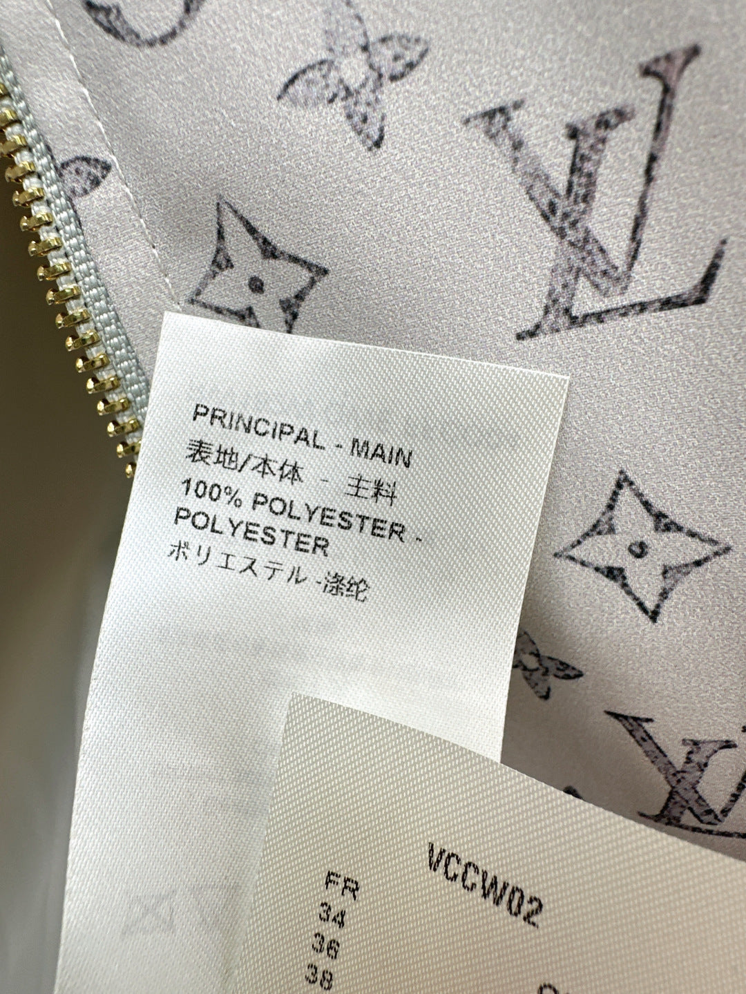 Louis 25ss print hooded jacket