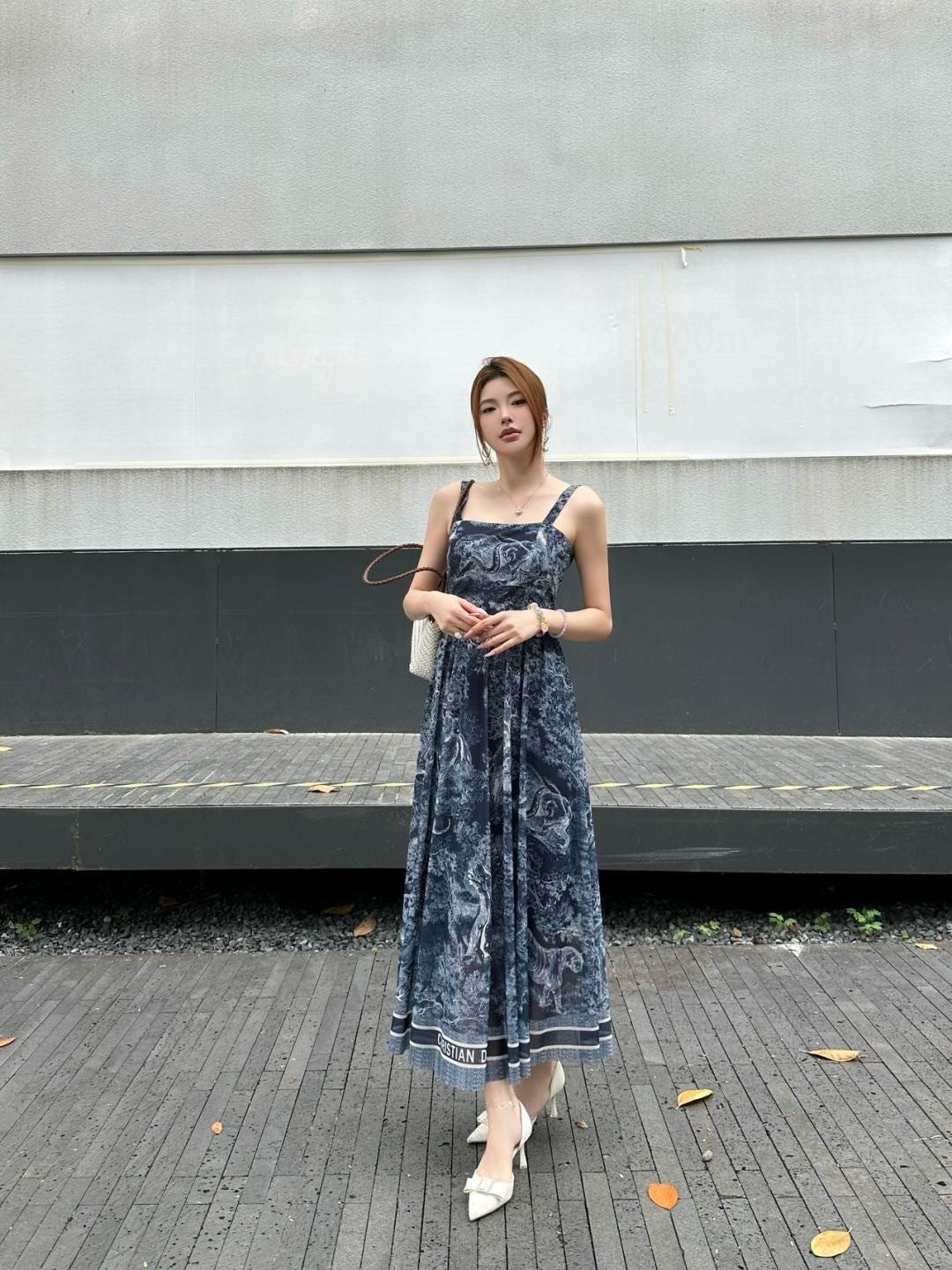CD 25ss print dress