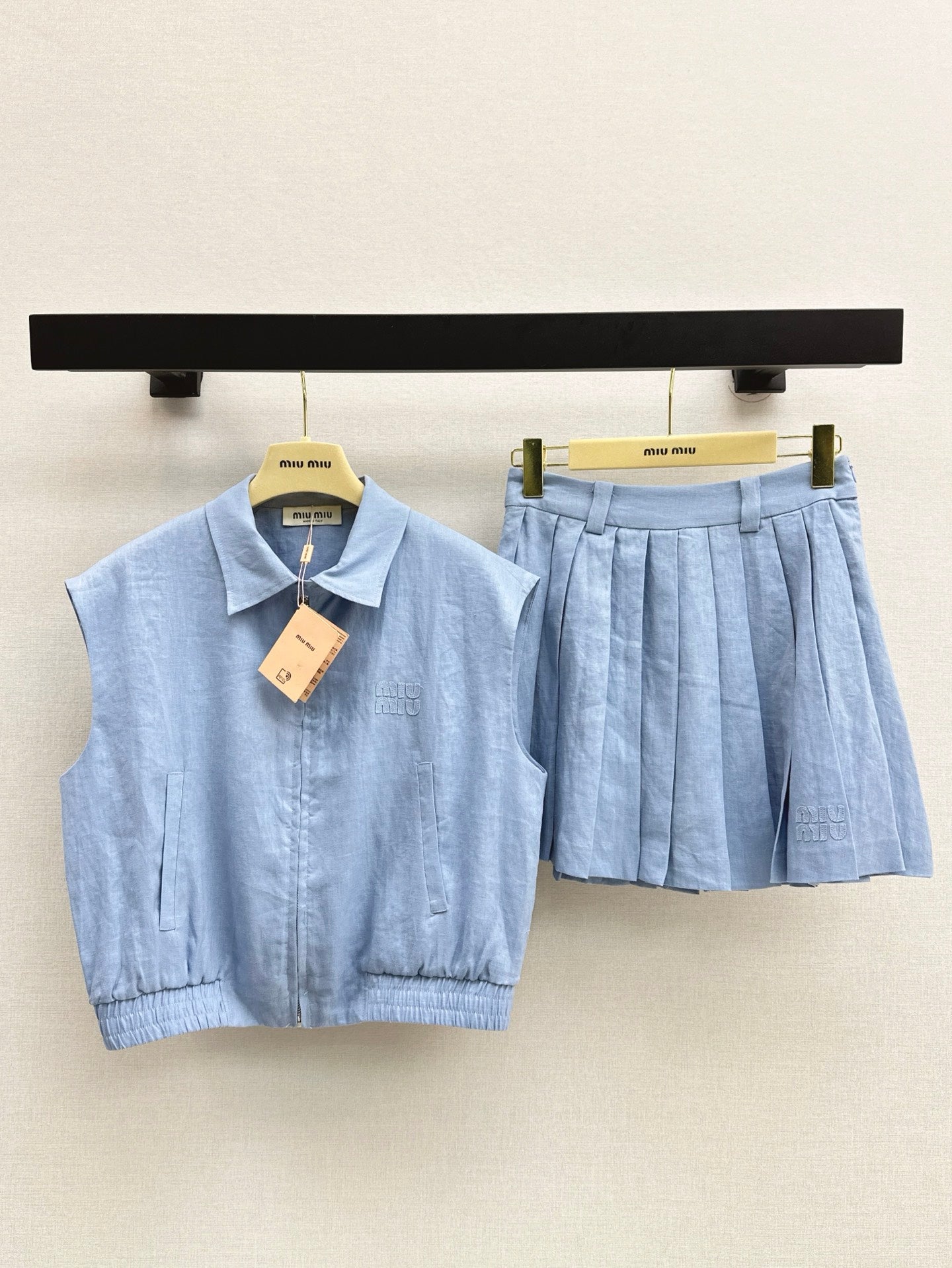 Miu 25ss linen suit