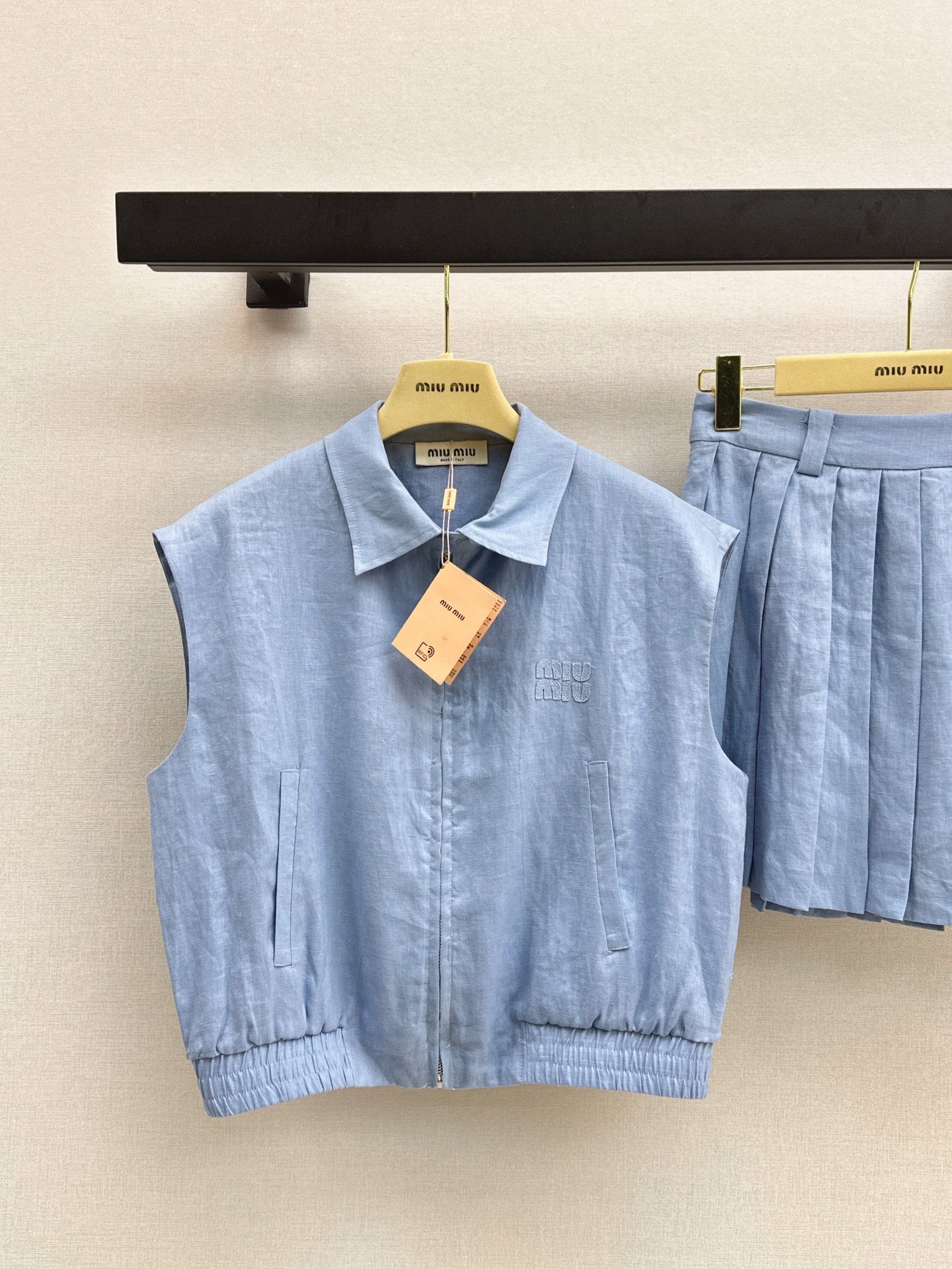 Miu 25ss linen suit