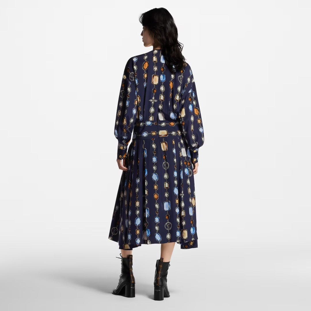 Louis 25ss print dress