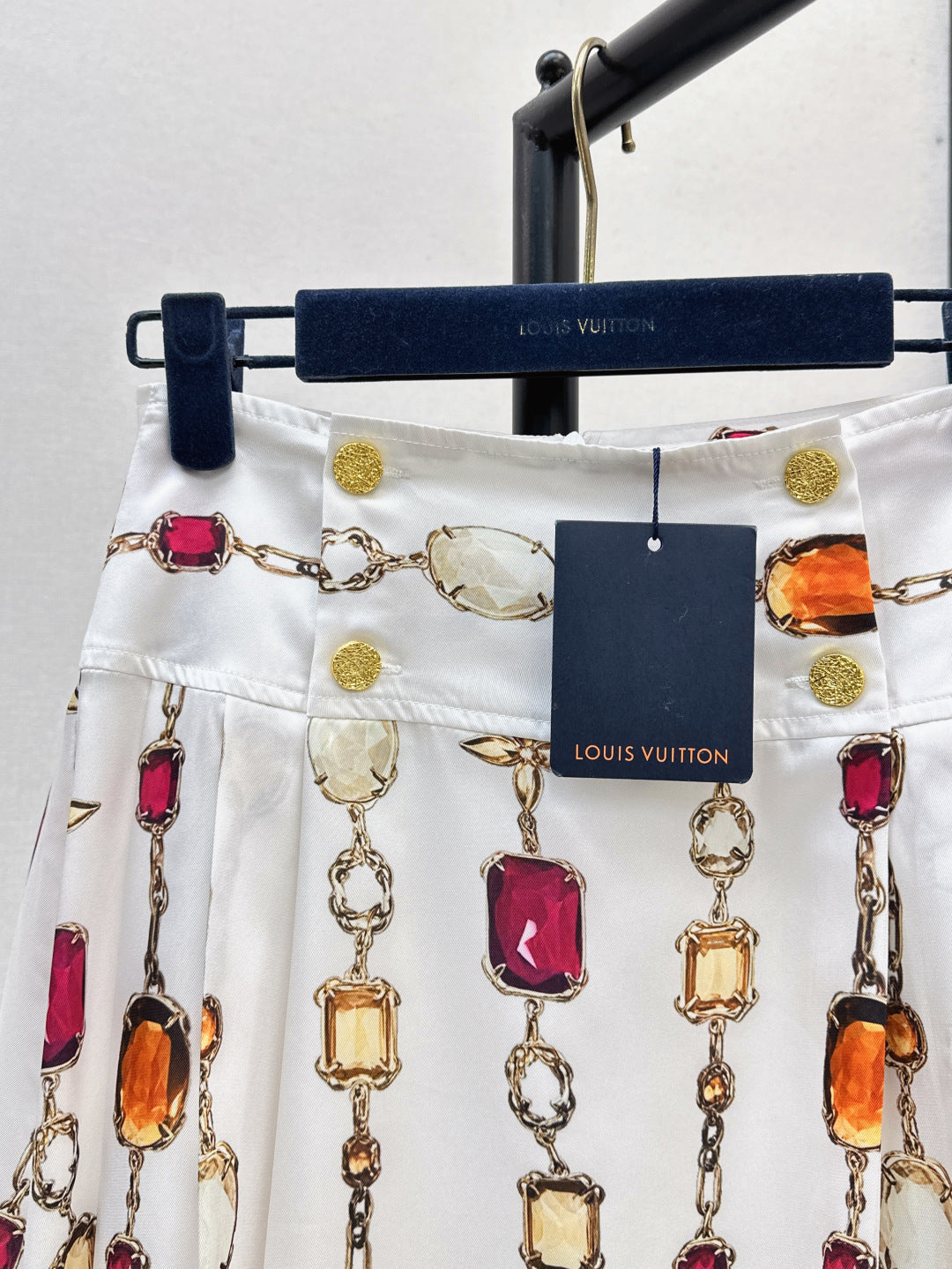 Louis 25ss print skirt