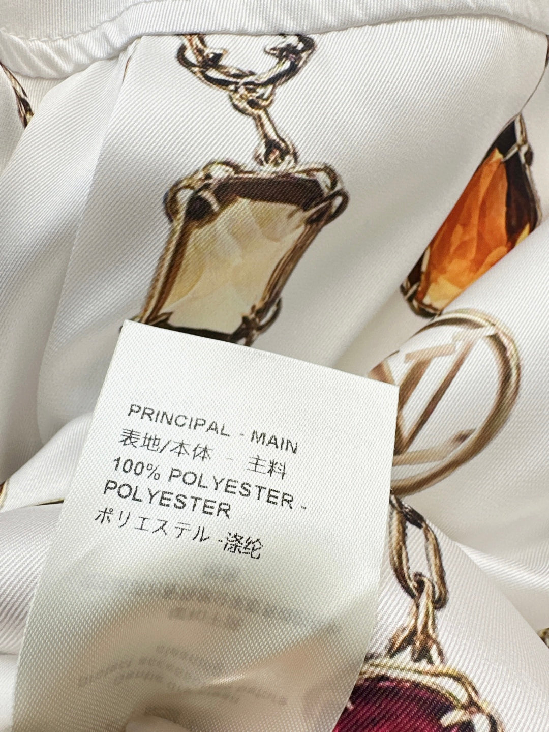 Louis 25ss print skirt