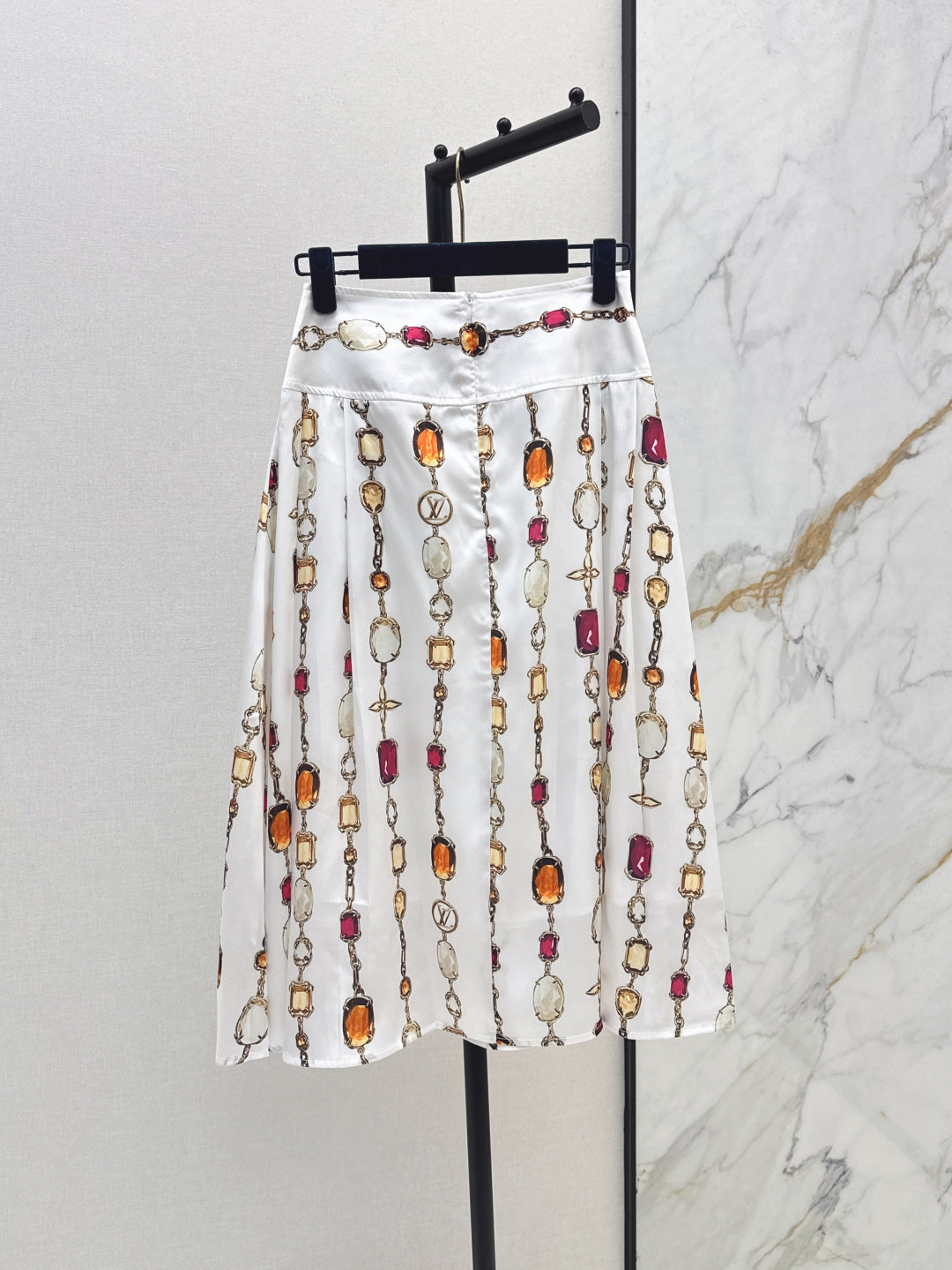 Louis 25ss print skirt