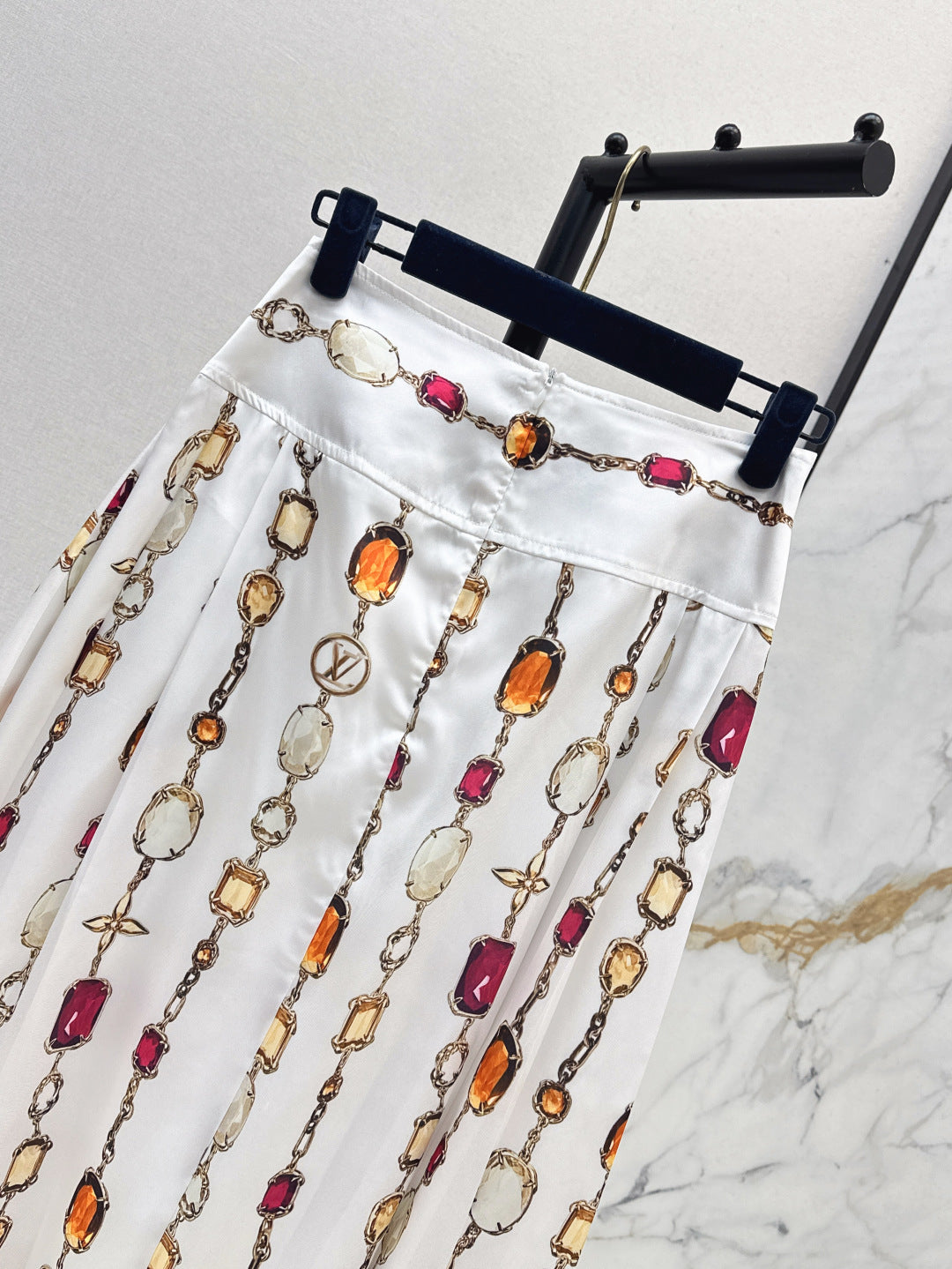 Louis 25ss print skirt