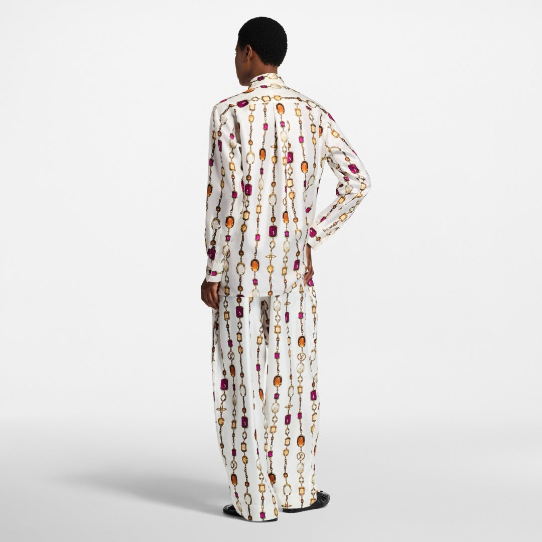 Louis 25ss print pants