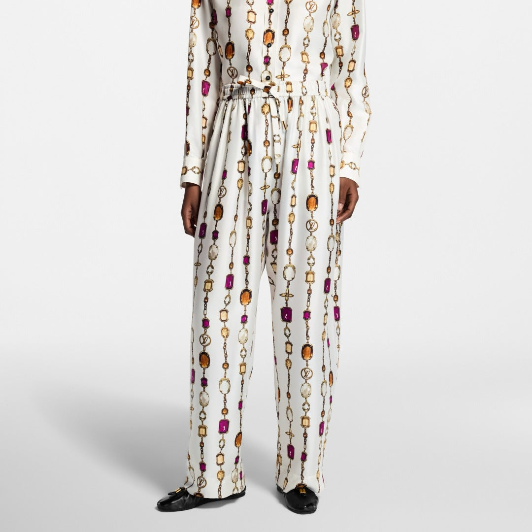 Louis 25ss print pants