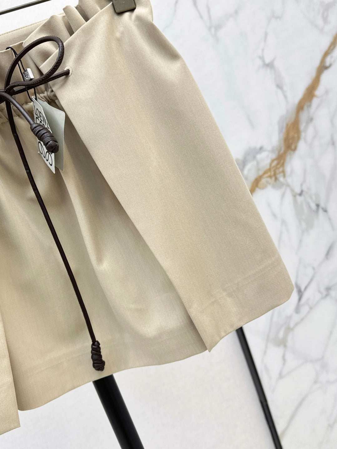 Loe 25ss drawstring skirt